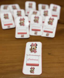 Segnaposto Cioccolatino Personalizzato Minnie 102 - NonSoloCerimonie.it